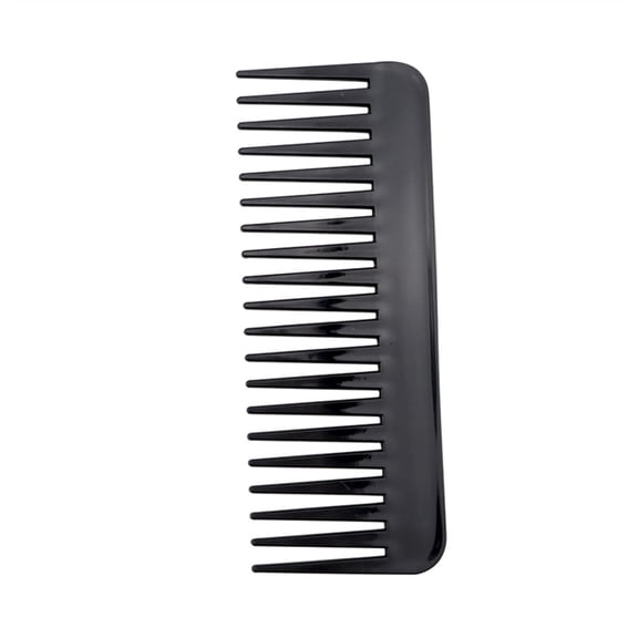 RKXQT Comb Hair Care 1pc Hair Comb Large Wide Plastic Hair Comb Salon Barber Hairdressing Combs Reduce Hair Loss Hair Care Tool Hair Brush(Black)