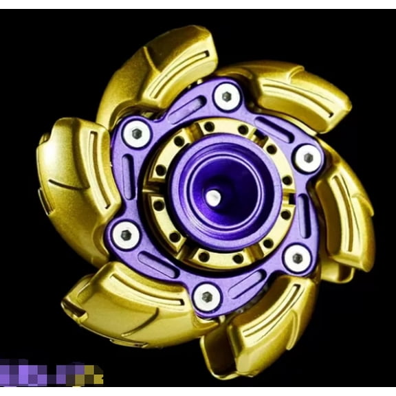 2025 latest EDC Fidget Sliders Open Armor Spinning TopFidget Toys Stress Relief for Adults Magnetic Metal yellow
