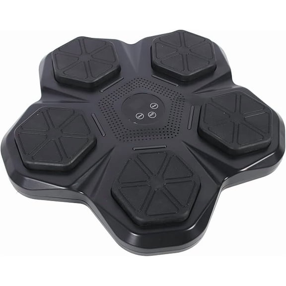 RKXQT Electronic Music Boxing Machine with LED Screen, Rechargeable Wall Mounted Smart Music Boxing Trainer for Home Indoor Gym