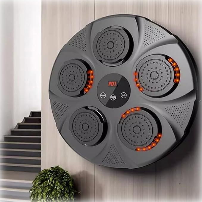 RKXQT Electronic Music Boxing Machine with Led Lighted, Smart Focus ...