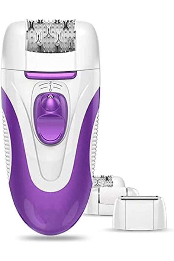 Epilator, Electric Hair Removal, Three Interchangeable Heads, Rechargeable USB Hair Epilator Shaver and Callus Remover for Women, 3 in 1 Set