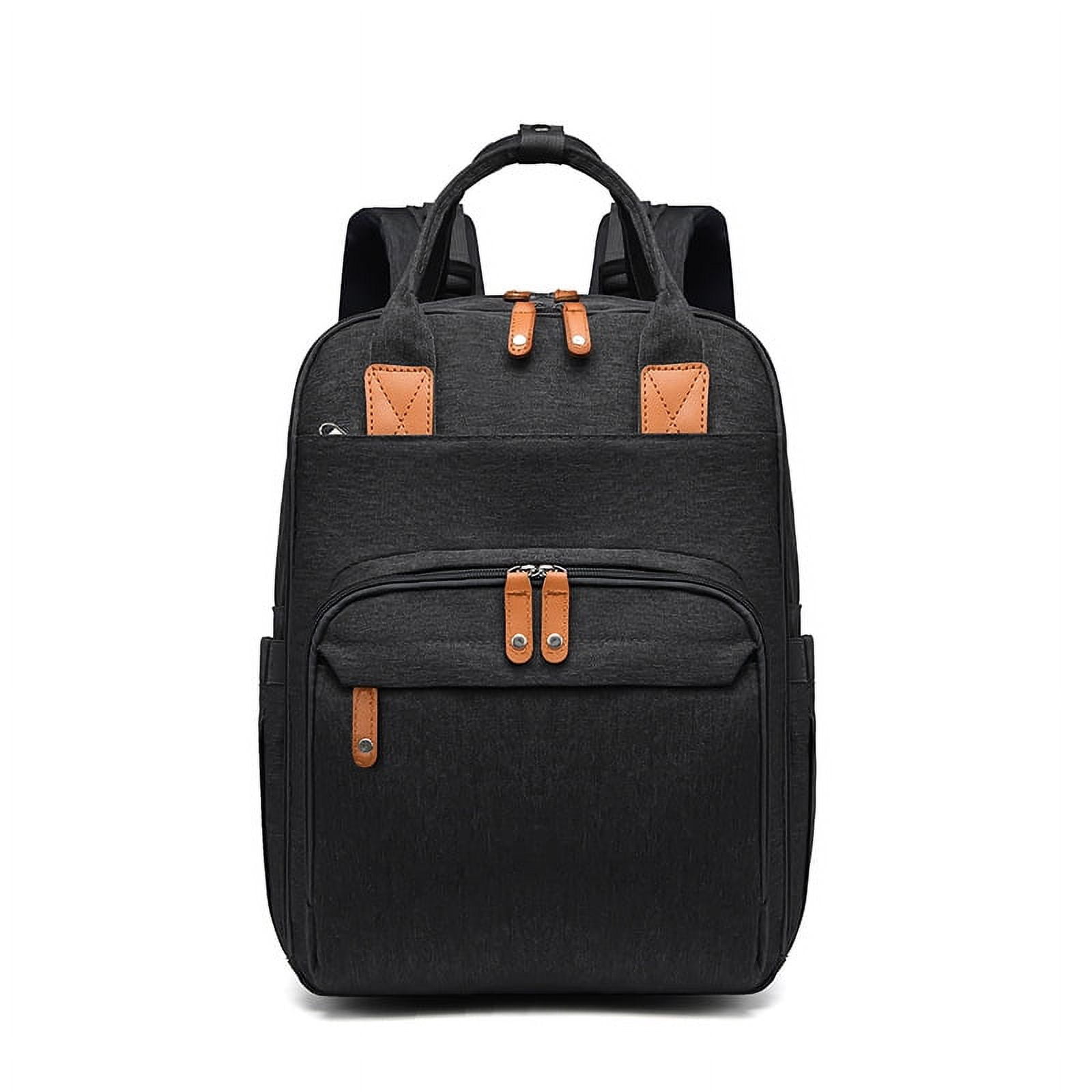 RKXQT Extra Large Diaper Bag for 2 Kids - Expandable 35L Twin Diapers Bags Backpack with 4 Insulated & 16" Laptop Pocket & 2 Compartments - Big Baby Backpacks - Travel Pañaleras Para Bebe, Unisex