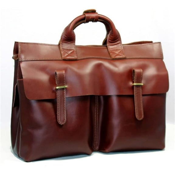 RKXQT Genuine Leather Men's Briefcase Business Bag Leather Laptop Briefcase Men Shoulder Bag Messenger Bag Tote Handbag