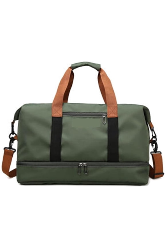 Gym bag for women Sport Bag Gym Bag Men Woman Training Yoga Fitness Handbags Durable Waterproof Handbag Outdoor Travel Sports Shoulder Bags Sac De(Green)