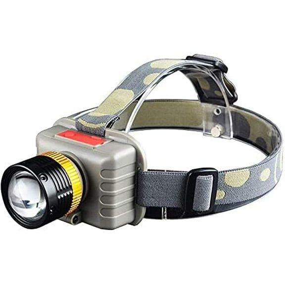 RKXQT Head lampsLight Head Torch Rechargeable, High Lumen LED Headlamp Waterproof Zoomable Headlight Sport Flashlight for Hiking Camping Climbing Fishing Outdoors Light for Adults, Camping,