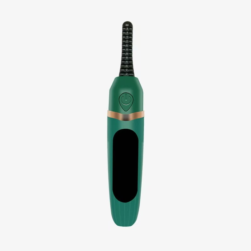 RKXQT Heated Eyelash Curler,Electric Eyelashes Curler with USB Rechargeable Feature Makeup Tools Heats Up in 10 Seconds, 24-Hour Long-Lasting Curls - 3 Adjustable Heating Modes and LED Display green