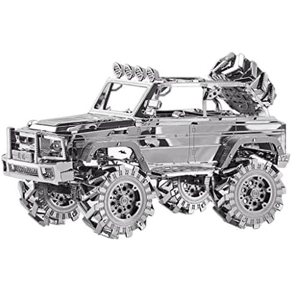 RKXQT Interactable Off-Road Vehicle Shape Puzzle 3D Metal Puzzles for Adults Model Car Kits Educational Learning Toys Puzzles Set Hobbies Gifts Innovative