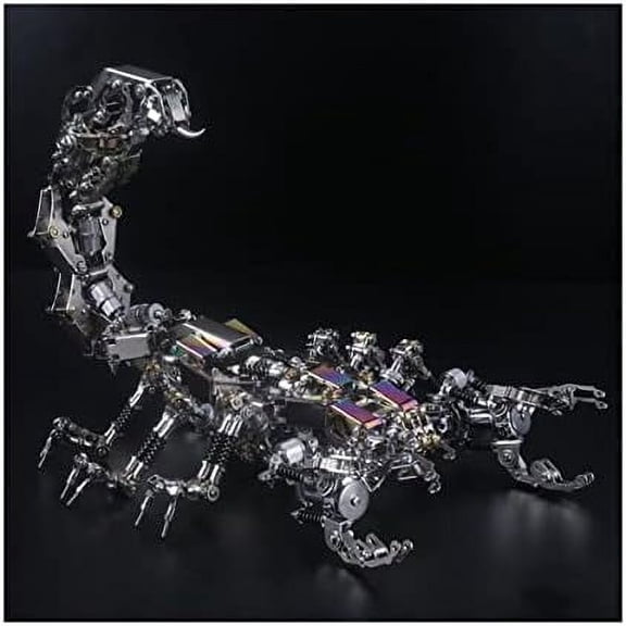 RKXQT Interactable Scorpion Shape Puzzles for Adults 1000 Pieces and Up 3D Metal Puzzle with Bluetooth Speaker 3D Jigsaw Puzzles for Time Innovative