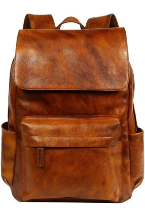 Mens Backpacks Laptop Bags Briefcases Computers Bags Genuine Leather Casual Daypack Bookbags
