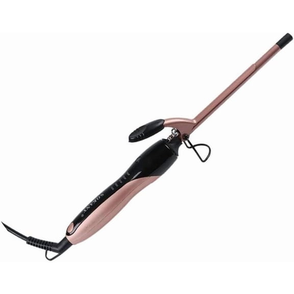 RKXQT Mini LCD Display Curling Iron Professional Hair Curler Rotation Curl Wand Stick Roller Magic Hairdressing Styling Tool