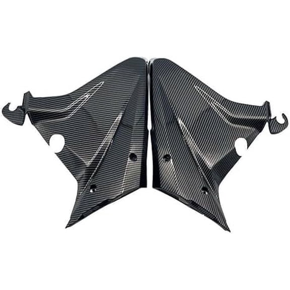 RKXQT Motorcycle Side Fairing Motorcycle Accessories Seat Side Cover Panel Rear Tail Cowl Fairing for CBR650R CBR 650 R CBR 650R 2019 2020 2021 Color: Type A-Carbon look