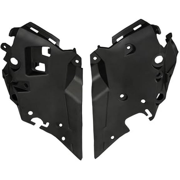 RKXQT Motorcycle Side Fairing Spoiler Fit for MT09 MT 09 2017 2018 2019 2020 Unpainted Motorcycle Inner Front Sider Cover Bracket Fairing for MT-09 Accessories Color: Unpainted