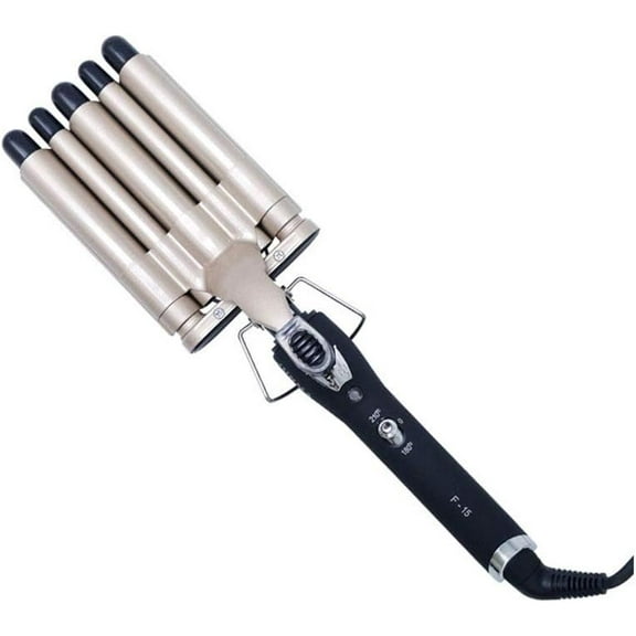 RKXQT New Hair Curling Iron Ceramic Water Ripple Hair Curler Hair Waver Rollers 5 Barrels Professional Hair Styling Tools