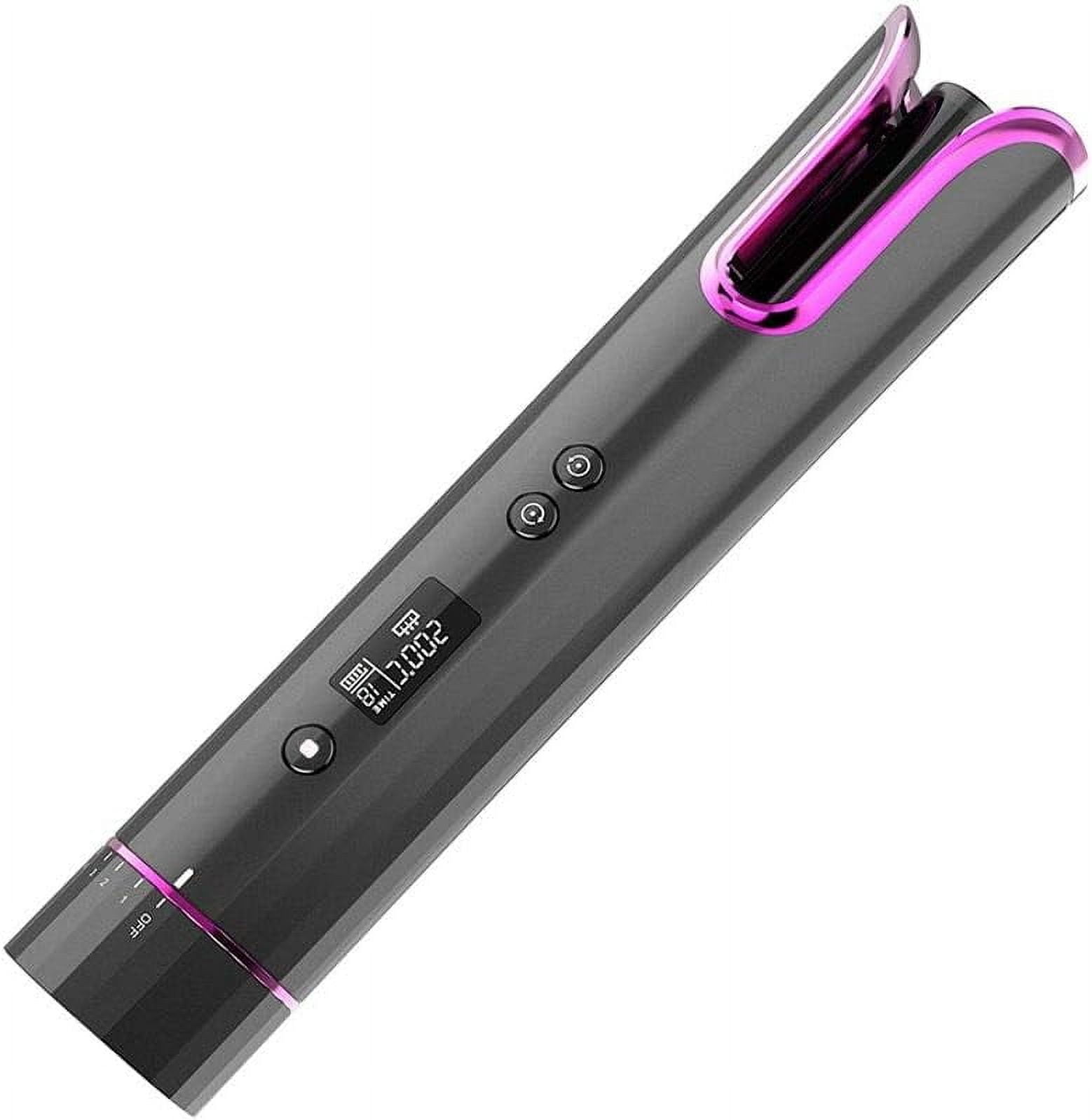 RKXQT Portable Automatic Curling Iron Multi-Function USB Charging Travel Smart LCD Automatic Curling Iron Automatic Winding