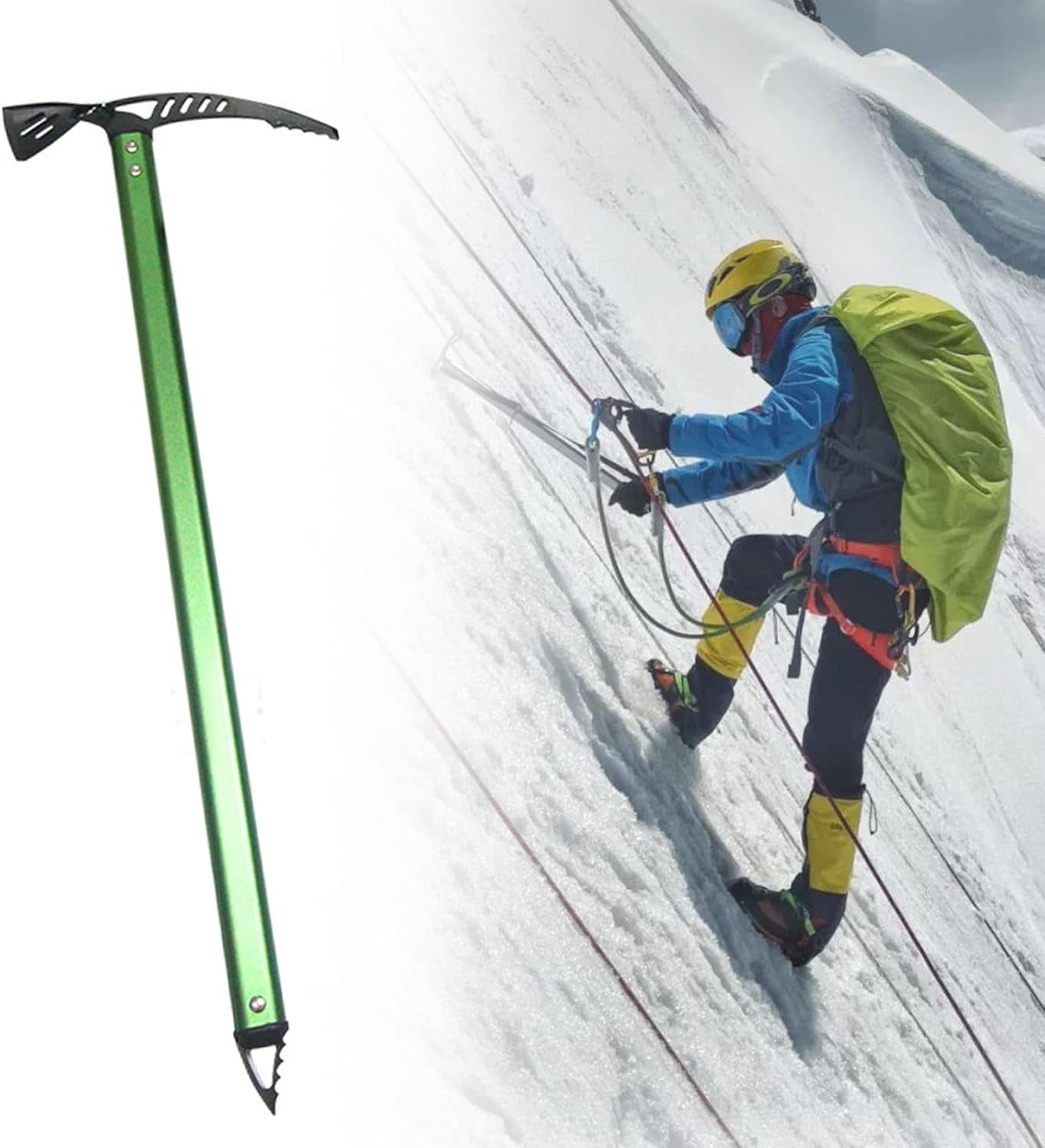 RKXQT Professional Ice Climbing Axes, Lightweight Outdoor Walking ...