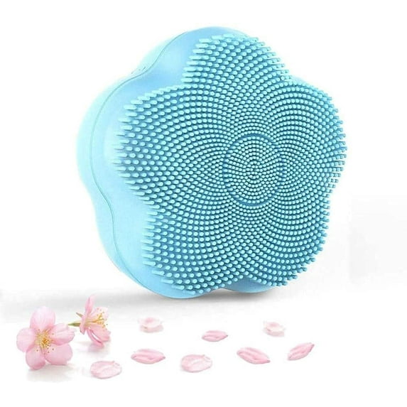 RKXQT Smart Facial Cleansing Brush, Waterproof, Sonic Vibrating Face Brush for Deep Cleansing, Electric Face Cleansing, USB Rechargeable,Gentle Exfoliating and Massaging soft and comfortable