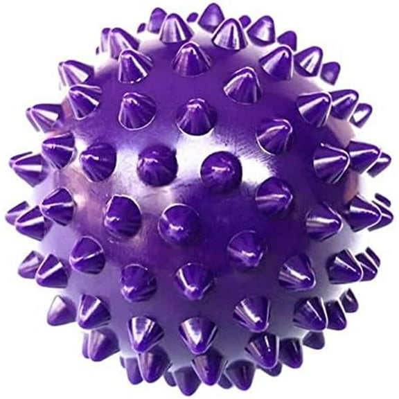 RKXQT Yoga Ball 70mm Spiky Massage Yoga Ball Trigger Point Sport Fitness Hand Foot Pain Stress Relief Muscle Relax Ball Healthy Care Tool 65cm Yoga Ball (Size : Beige)