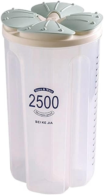 Usefull Containers RKXQT kitchen jars Food Storage Containers With Petals Lids Plastic ...