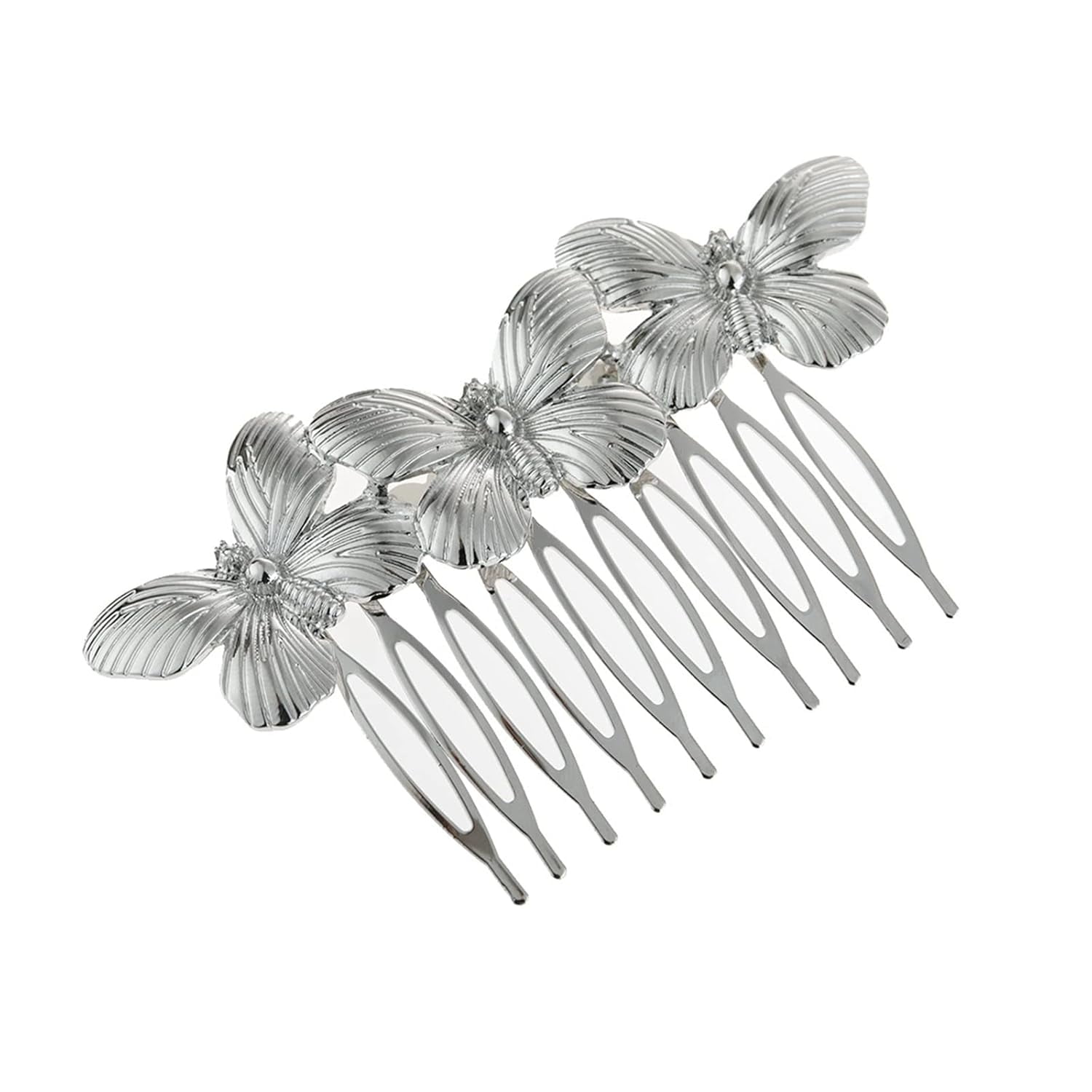 RKXQTHair Side Combs French Hair Comb Straight Teeth Hair Clip Comb Twist Hair Comb Veil Comb Hair Accessories Jewelry