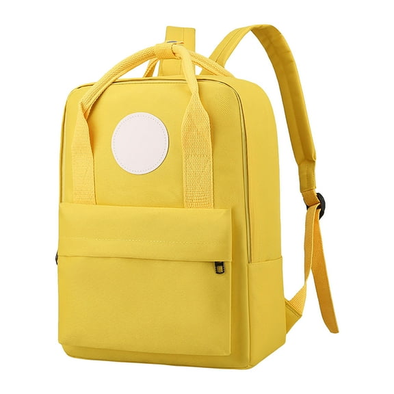 RKZDSR 15 Inch Medium Backpack - Lightweight Canvas Shoulder bag with Multiple Pockets, Waterproof Travel Backpack (Multiple Colors)