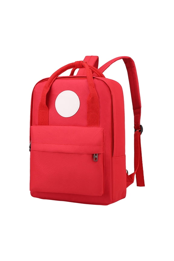 15 Inch Medium Backpack - Lightweight Canvas Shoulder bag with Multiple Pockets, Waterproof Travel Backpack (Multiple Colors)