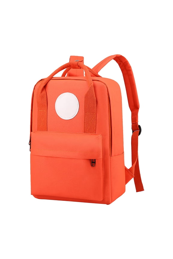15 Inch Medium Backpack - Lightweight Canvas Shoulder bag with Multiple Pockets, Waterproof Travel Backpack (Multiple Colors)