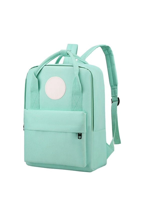 15 Inch Medium Backpack - Lightweight Canvas Shoulder bag with Multiple Pockets, Waterproof Travel Backpack (Multiple Colors)