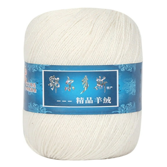 RKZDSR 1pc Soft Yarn, Hand-Knitted Mongolian Woolen DIY Weave Thread for Crafts and Knitting Projects