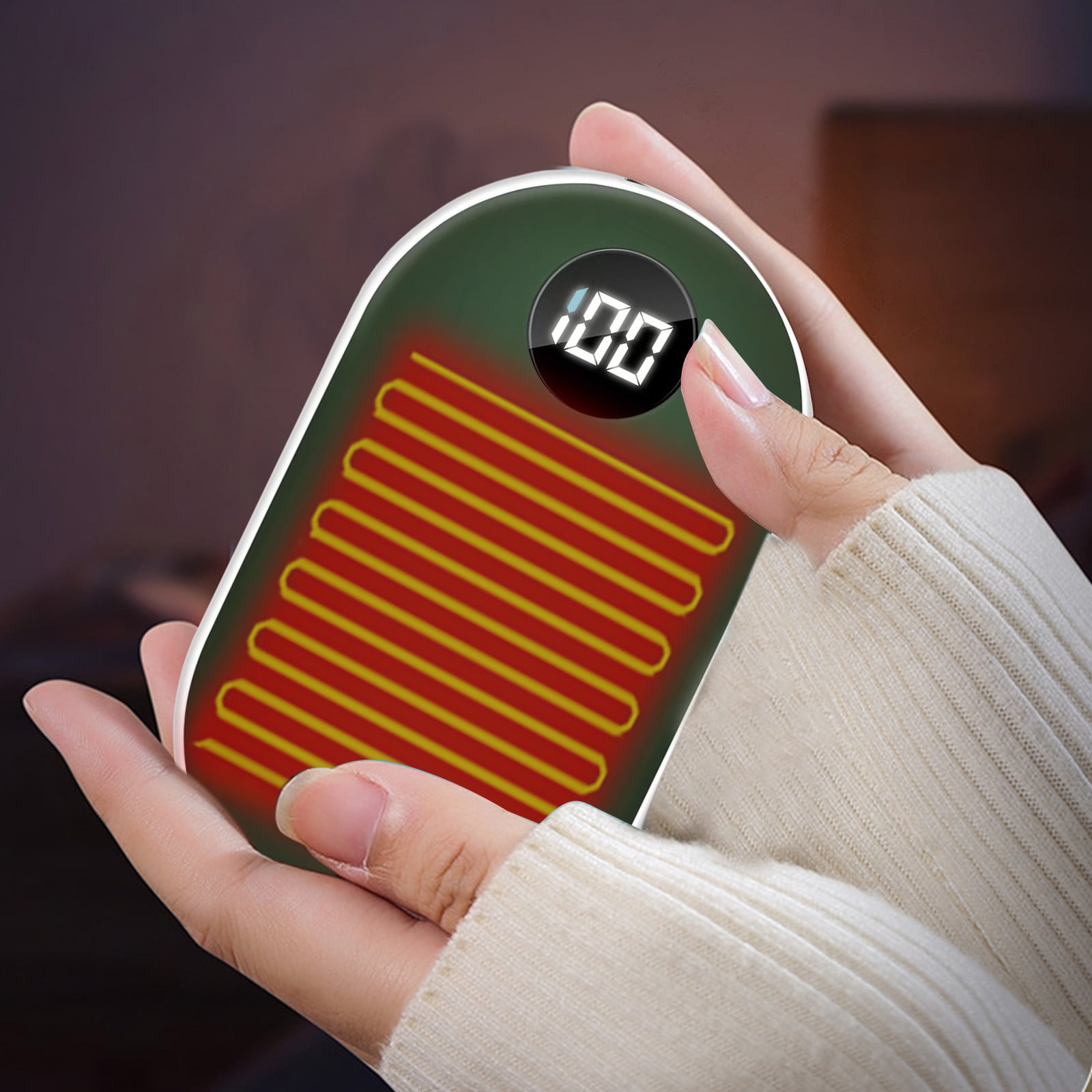 RKZDSR 2in1 Rechargeable Hand Warmers with Power Bank Function USB