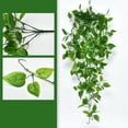 thumbnail image 1 of RKZDSR Artificial Green Wall Hanging Plant - Realistic Indoor Decoration, Faux Hanging Flower for Home Decor, Perfect for Living Room, Apartment, and Office - 100cm Plastic Greenery, 168 Leaves, 1 of 7