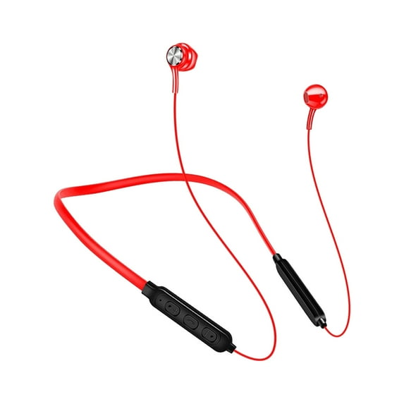 RKZDSR Bluetooth Earbud Magnetic Neck Hanging Earphones Noise Cancelling In-Ear Headphones