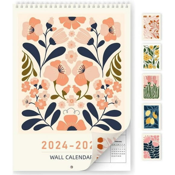 Wall calendar organizer