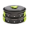 thumbnail image 1 of RKZDSR Camping Cookware Set Aluminum Portable Outdoor Cookset Cooking Pan Hiking BBQ Picnic, 1 of 9