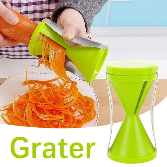 RKZDSR Carrot Funnel Shredder – Versatile Kitchen Supplies Vegetable Screw Shredder Grater, Effortlessly Shreds Carrots and Other Vegetables for Meal Prep; Essential for Healthy Cooking