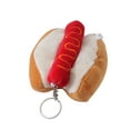 thumbnail image 1 of RKZDSR Cartoon Plush Keychains: Hamburger, French Fries, Hot Dog, and Chicken Leg Designs, 1 of 2