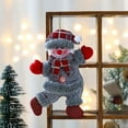 thumbnail image 1 of RKZDSR Christmas Decorations Indoor-Christmas Decorations Old Man Snowman Deer Bear Figure Pendant Decoration Window Door Hanging Layout Props, 1 of 4