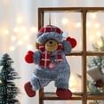 thumbnail image 1 of RKZDSR Christmas Decorations Indoor-Christmas Decorations Old Man Snowman Deer Bear Figure Pendant Decoration Window Door Hanging Layout Props, 1 of 4