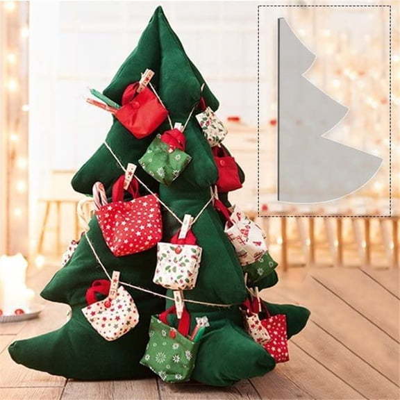 RKZDSR Christmas Tree Sewing Quilting Ruler Template-Christmas Tree Quilting Templates Set, Hand Sewing Patchwork Ruler Christmas Tree Shape DIY Gifts Art Crafts