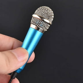 RKZDSR Compact Condenser Microphone for Phone and Computer - Mini Microphone Ideal for Karaoke