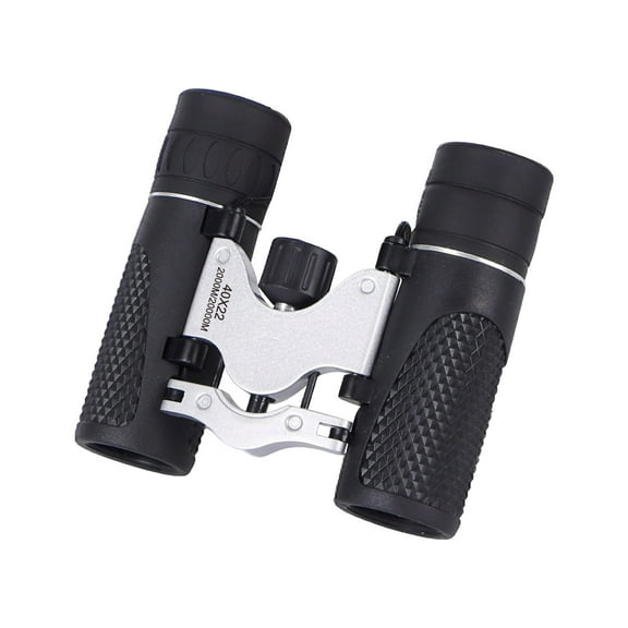 RKZDSR Compact High Powered Binoculars for Adults, 10x Magnification Mini Pocket Binoculars for Travel, Outdoor Bird Watching, and Sports Viewing - Lightweight and Durable with Night Vision Feature
