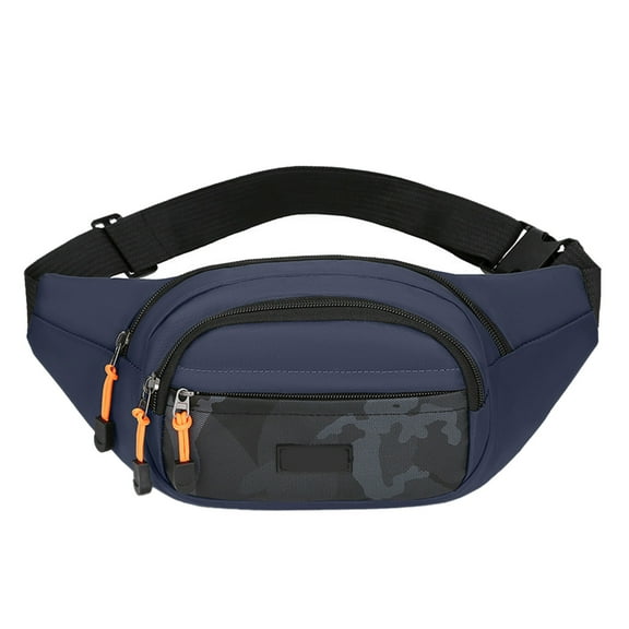 RKZDSR Crossbody Fanny Pack for Men & Women, Large Waist Bag & Hip Bum Bag with Adjustable Strap, Perfect for Outdoor Workouts, Travel, Running, Hiking, Cycling, and Everyday Use