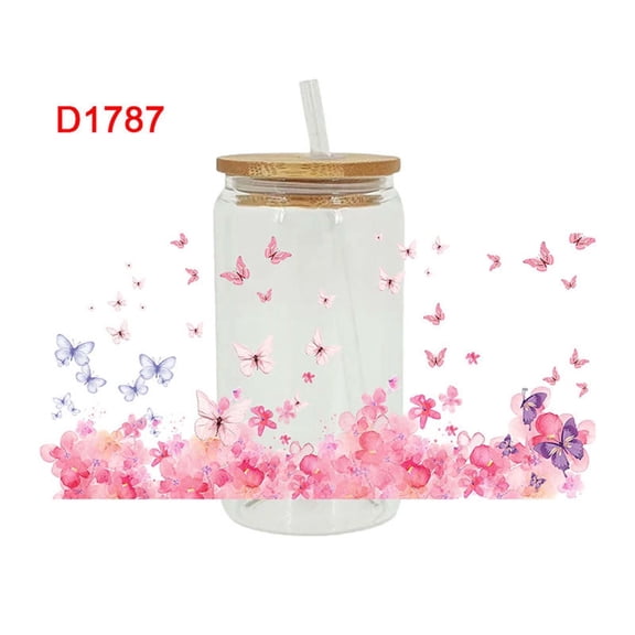 RKZDSR Crystal Pattern Christmas Heat Transfer Cup: Festive Drinkware for the Holiday Season.