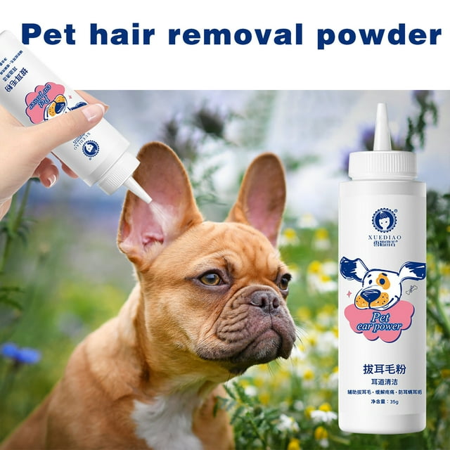 RKZDSR Dog Ear Hair Removal Powder Essential Teddy Ear Cleaning
