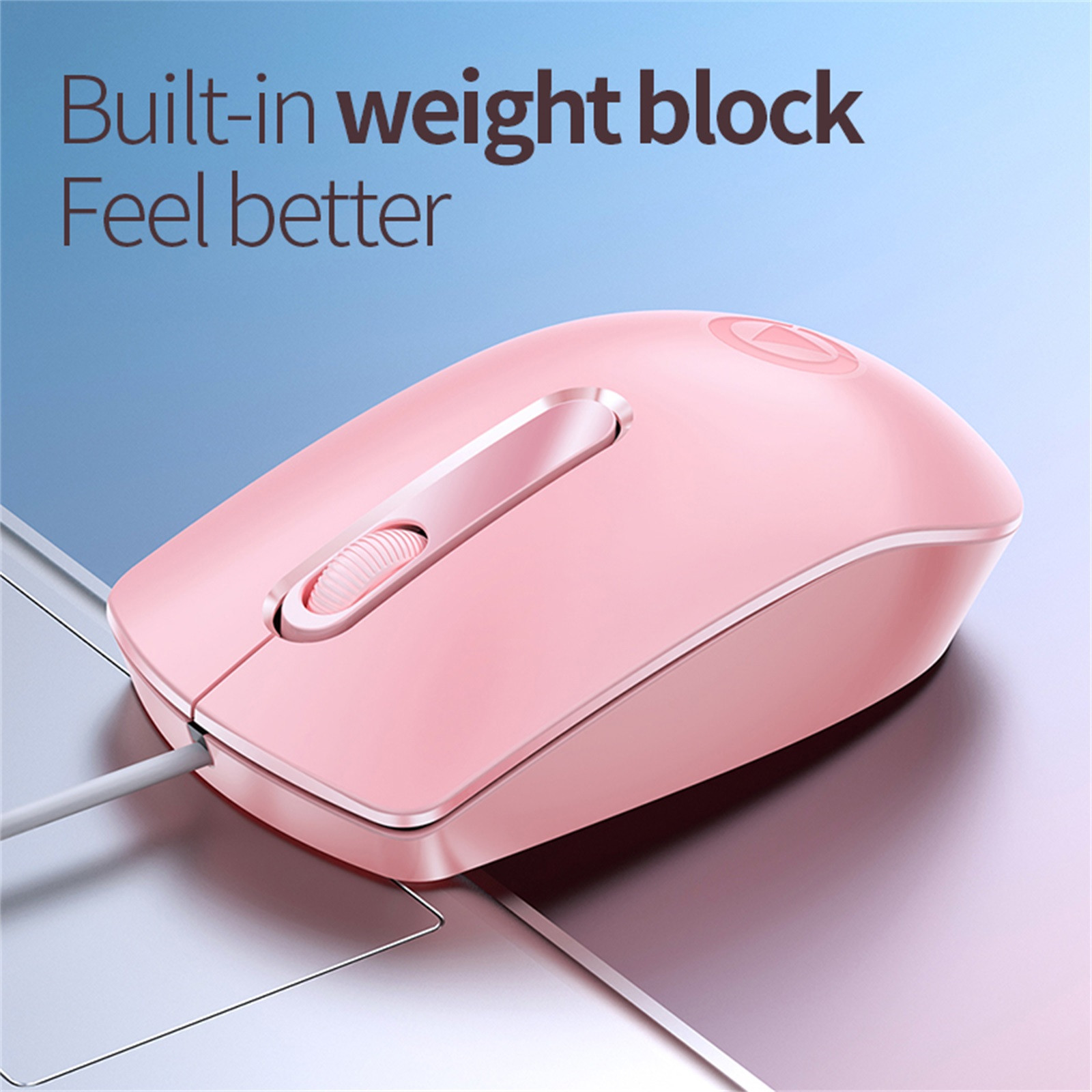 RKZDSR Elegant and Delicate Wired Mouse for Office and Gaming Perfect Laptop Accessory