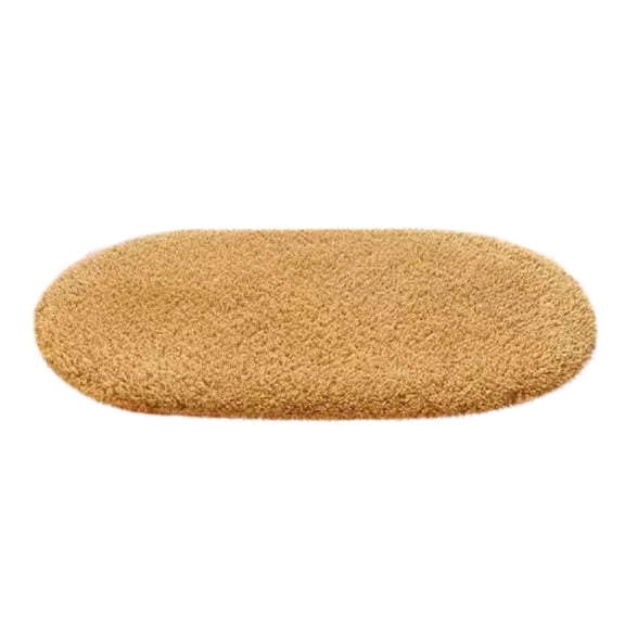 RKZDSR Floor Mats Household Oval Living Room Carpet Entry Door Bedroom Foot Mats Bathroom Bathroom Absorbent Floor Mats 15.7*23.6in