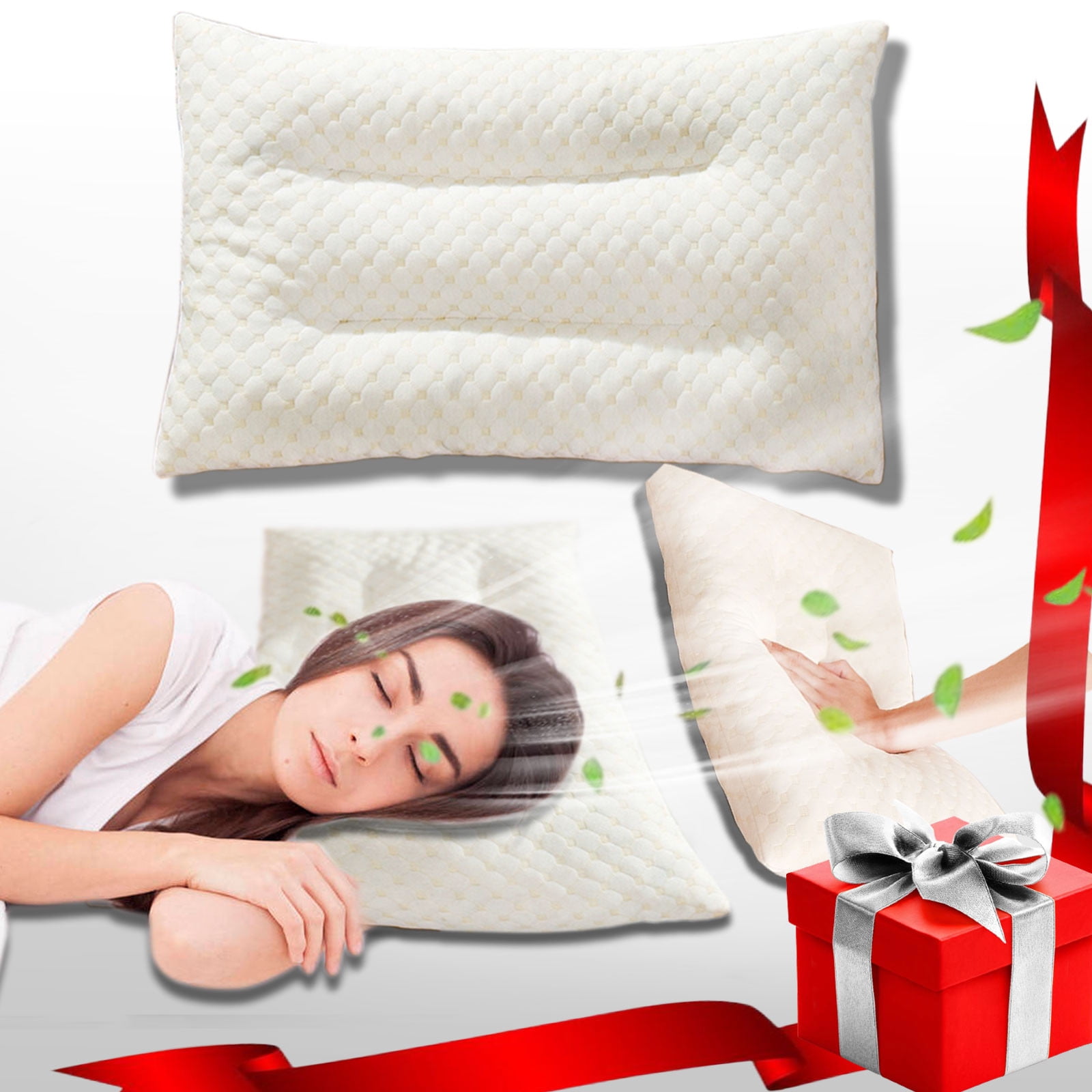 RKZDSR Foam Mote Neck Pillow Core, Shape Memory Foam Pillow, Pillow