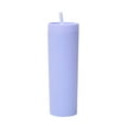thumbnail image 1 of RKZDSR Frosted Colored Acrylic Skinny Tumblers with Lids and Straws - Set of 16 Double-Wall Tumblers for Cold Drinks, Reusable Cups with Vinyl Gifts and Straws Included, 1 of 2