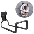 thumbnail image 1 of RKZDSR Heavy-Duty Wall-Mounted Hose Holder - Holds Up to 150ft Water Hose Reel with Durable Hooks for Garage and Outdoor Use, 1 of 8