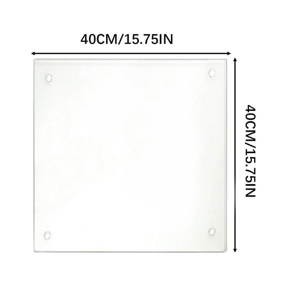 RKZDSR Kitchen Countertop With Acrylic Cutting Board, Countertop With Transparent Cutting Board With Edges, Countertop Protector, Home And Restaurant