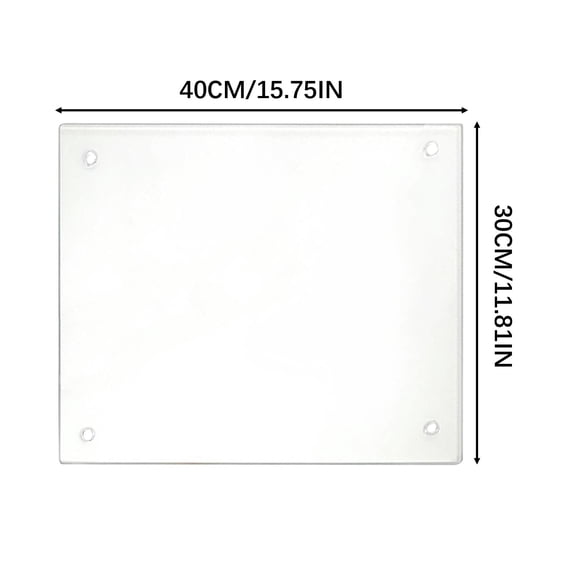 RKZDSR Kitchen Countertop With Acrylic Cutting Board, Countertop With Transparent Cutting Board With Edges, Countertop Protector, Home And Restaurant